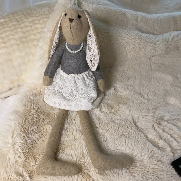 Cottontail Lane Stuffed Bunny - Picture 2 of 5